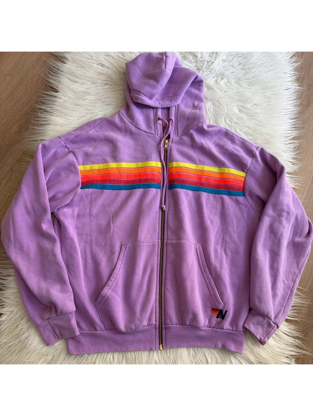 Aviator Nation zip up hoodie size M